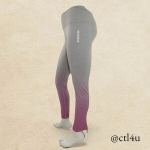 Gymshark Pink Ombré Leggings M – Athleisure BBL Aesthetic Workout Core